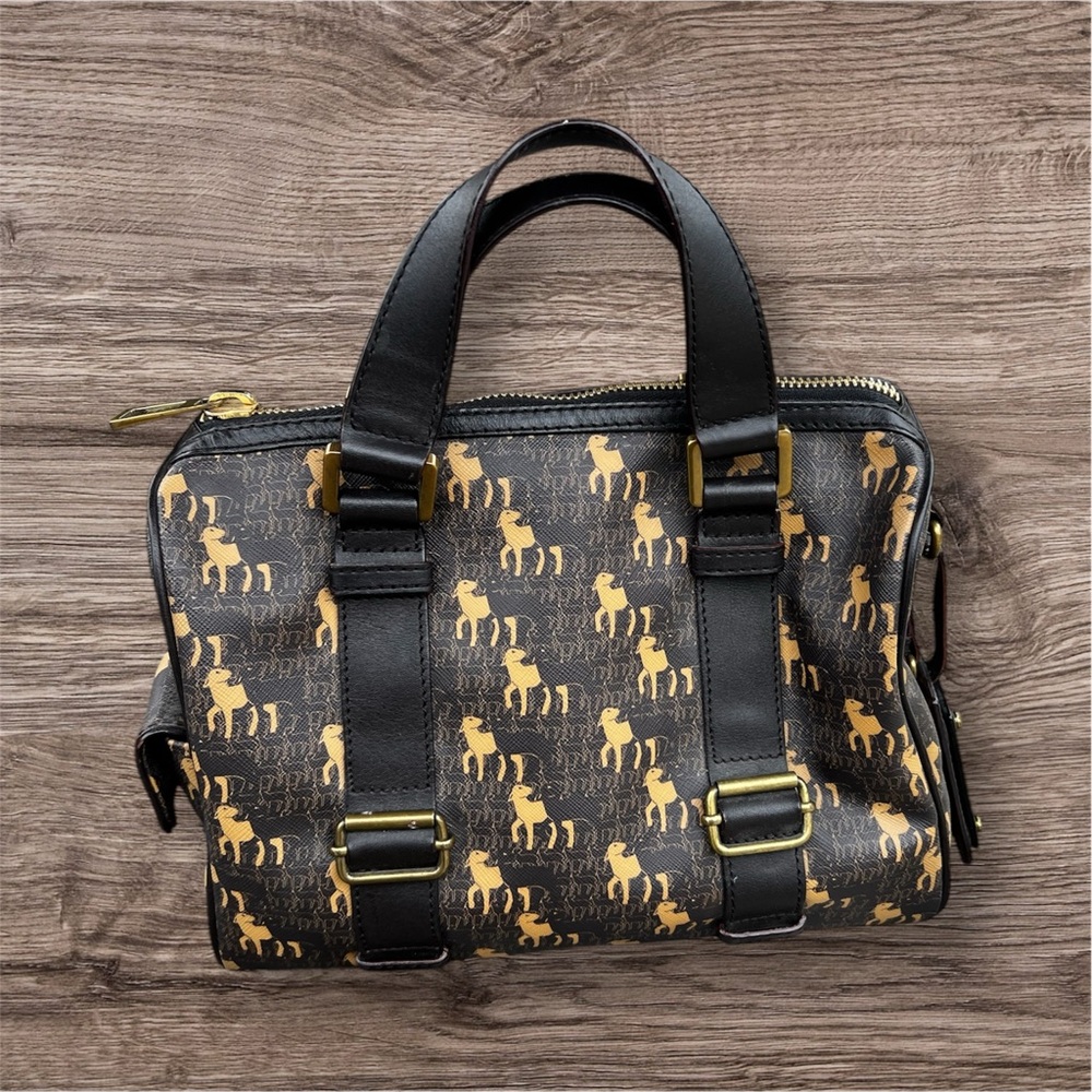 L.A.M.B. BY GWEN STEFANI Colville Satchel in Multi Luxury Designer Handbag #537